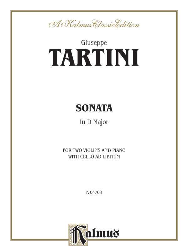 Sonata in D Major Cover Image