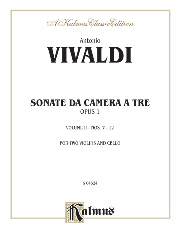 Vivaldi: Sonatas da Camera a Tre (Book II, Nos. 7-12) Sheet Music Preview