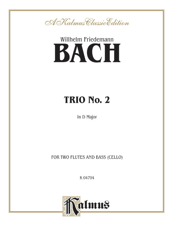 Trio No. 2 in D Major Cover Image