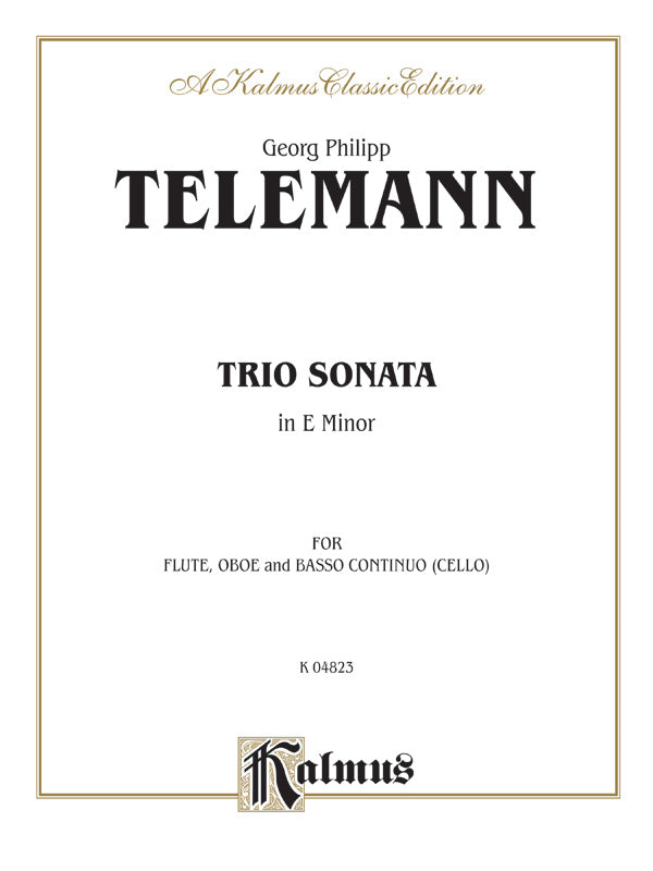 Trio Sonata in E Minor Cover Image