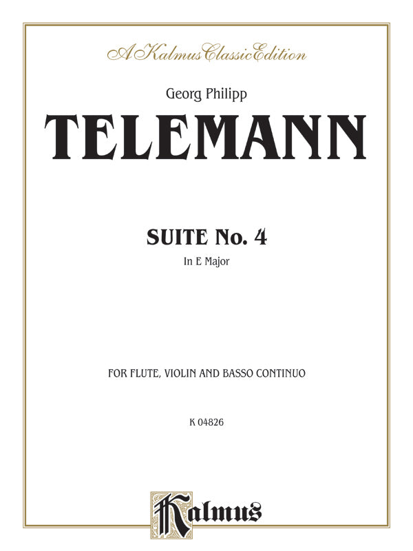 Suite No. 4 in E Major Cover Image