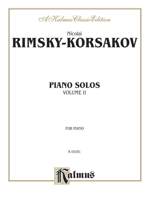 Piano Solos, Volume II Cover Image