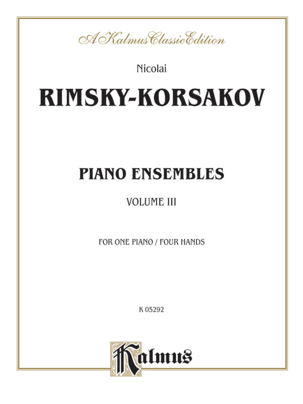 Piano Duets, Volume III Cover Image