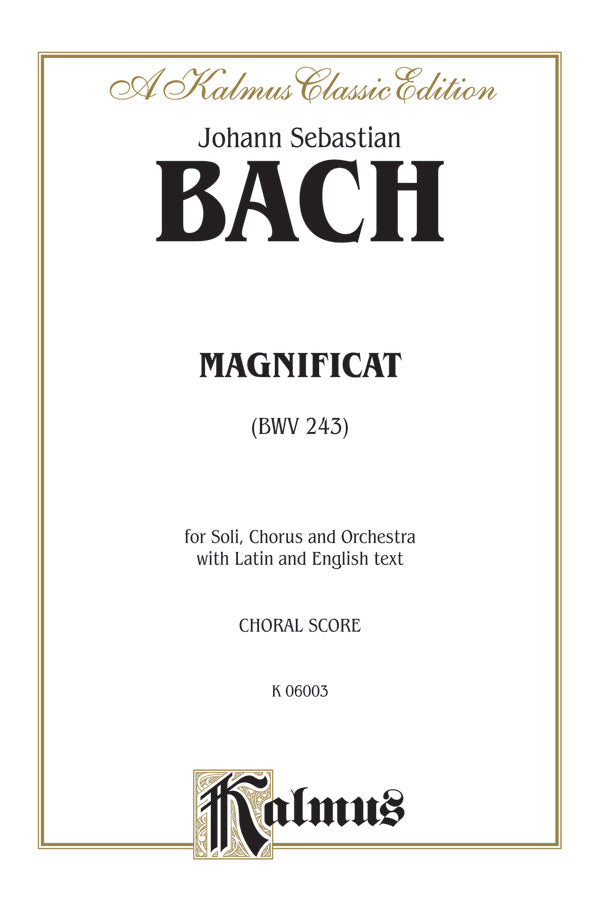 Magnificat (BWV 243) Cover Image
