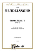 Three Motets, Opus 69 Cover Image