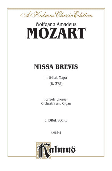 Missa Brevis in B-flat Major (K. 275) Cover Image
