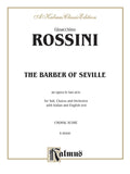 The Barber of Seville, An Opera in Two Acts Cover Image