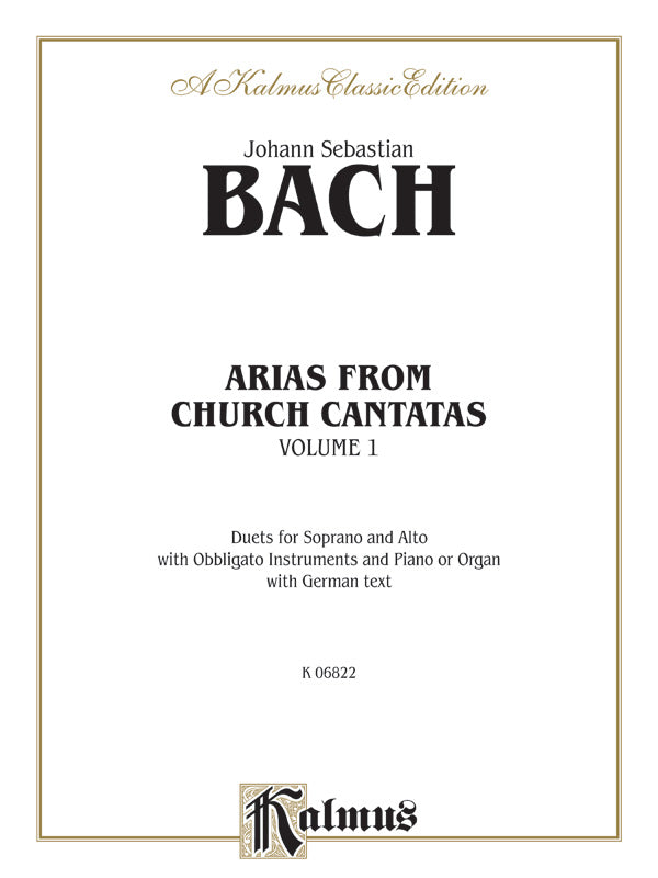 Arias from Church Cantatas, Volume I Cover Image