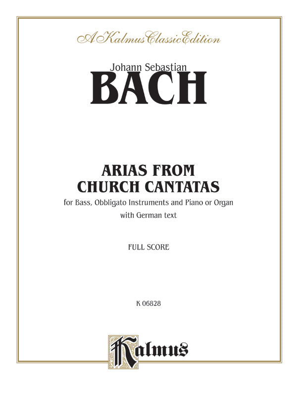 Arias from Church Cantatas Cover Image