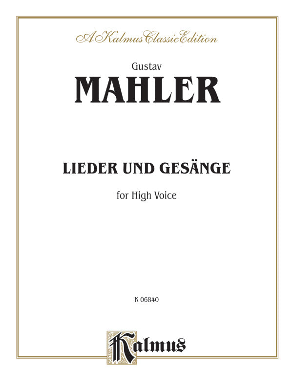 Lieder und Gesänge Cover Image