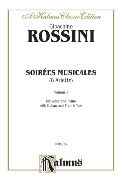 Soirées Musicales, Volume I, Nos. 1-8 (8 Ariette) Cover Image