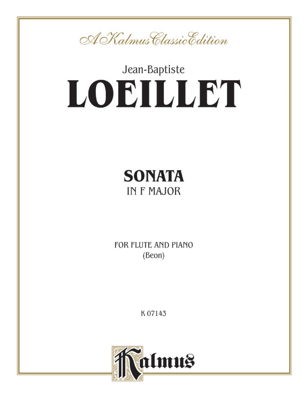 Sonata in F Major Cover Image