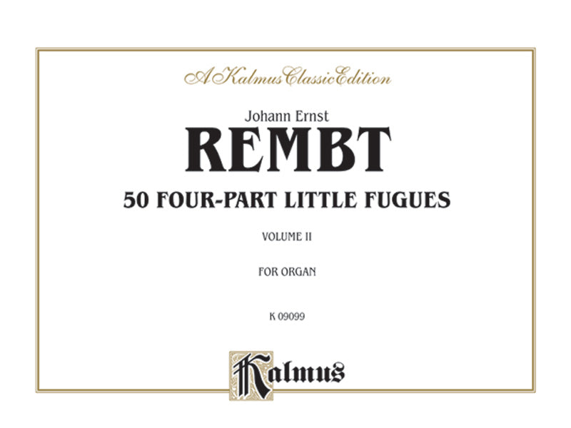 50 Four-part Little Fugues, Volume II Cover Image