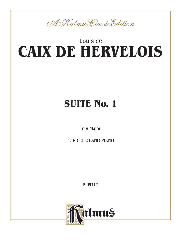Suite No. 1 in A Major Cover Image
