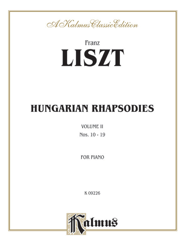 Hungarian Rhapsodies, Volume II Cover Image