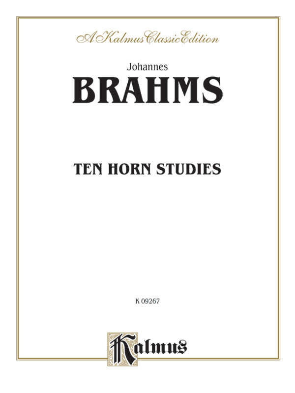 Ten Horn Studies, Opus Posthumous Cover Image