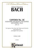 Cantata No. 18 -- Gleich wie der Regen und Schnee vom Himmel fallt Cover Image