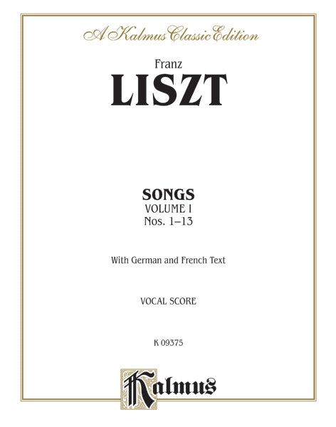 Songs, Volume I Cover Image