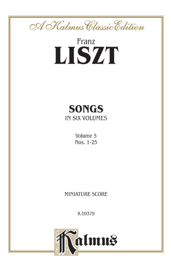 Songs, Volume V Cover Image