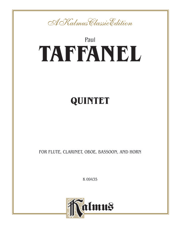 Woodwind Quintet: 1st B-flat Clarinet Sheet Music Preview