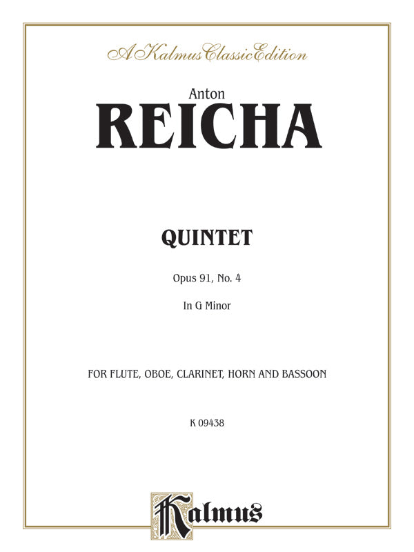Quintet in D Minor, Opus 91, No. 4 Cover Image