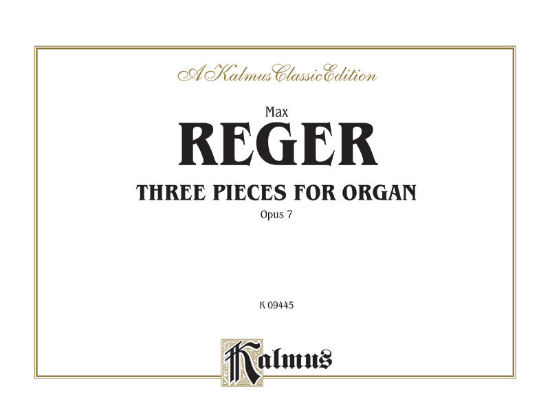 Three Pieces for Organ, Opus 7 Cover Image