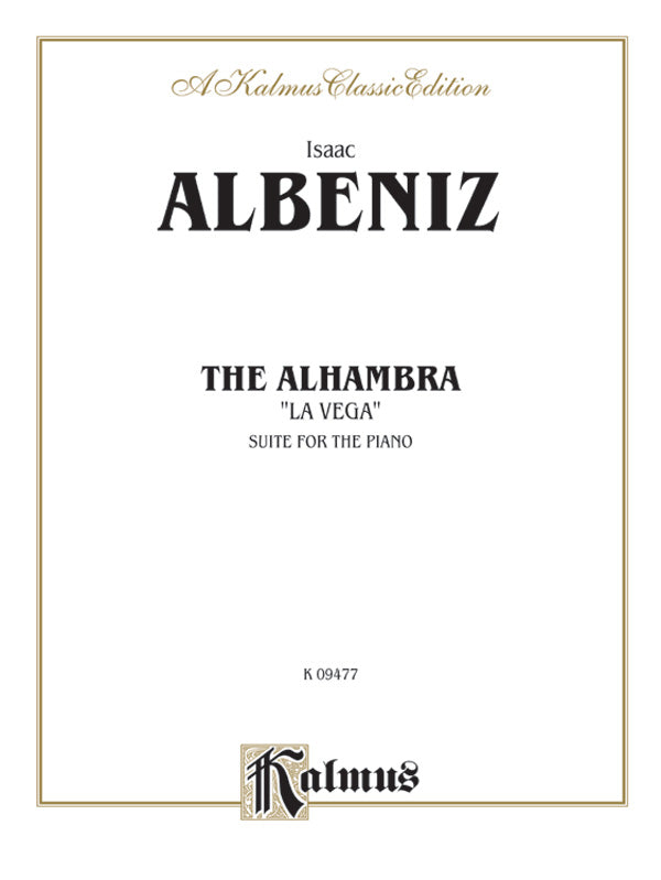 Albéniz: The Alhambra Sheet Music Preview