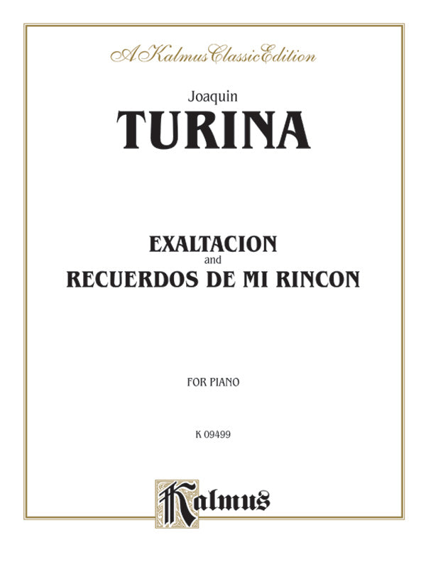 Exaltacion & Recuerdos de mi rincon Cover Image