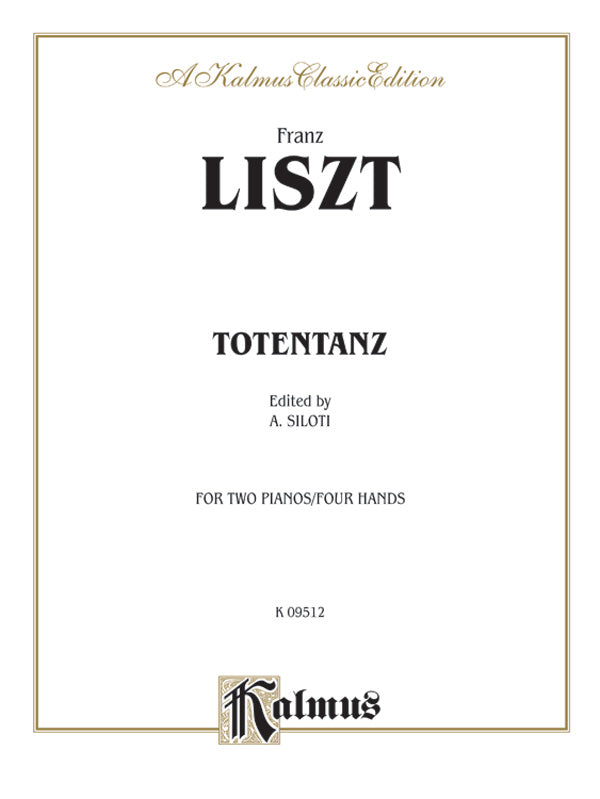 Liszt: Totentanz (Danse Macabre) Sheet Music Preview