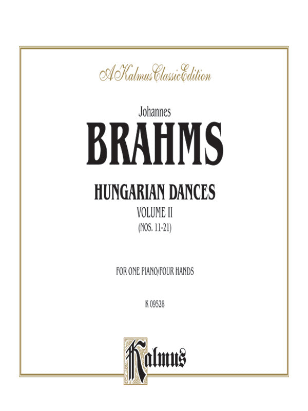 Hungarian Dances, Volume II Cover Image