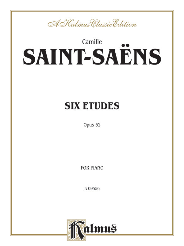 Six Etudes, Opus 52 Cover Image