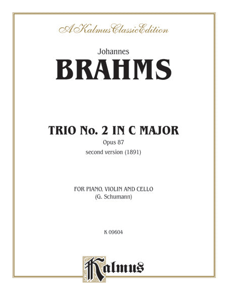 Trio in C Major, Opus 87 Cover Image