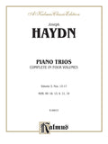 Trios for Violin, Cello and Piano, Volume III (Nos. 13-17, HOB. XV: 18, 13, 9, 11, 19) Cover Image