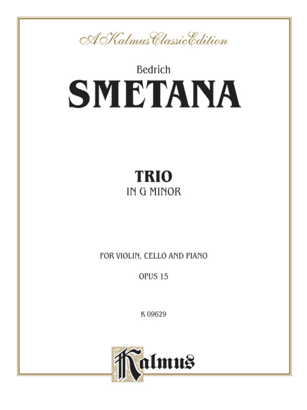 Trio in G Minor, Opus 15 Cover Image