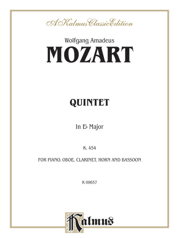 Quintet in E-flat, K. 452 Cover Image