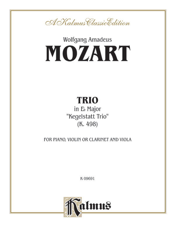 Trio in E-flat, K. 498  Cover Image