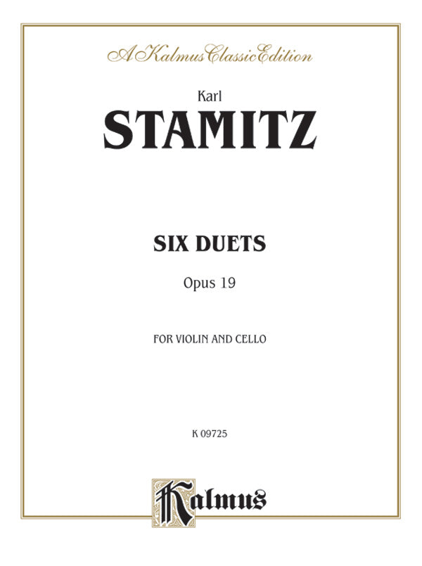 Six Duets, Opus 19 Cover Image