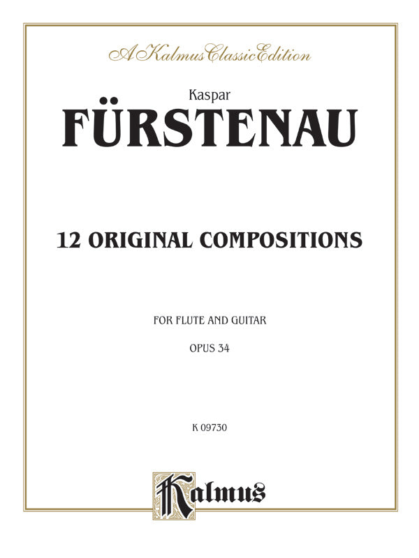 12 Original Compositions, Opus 34 Cover Image
