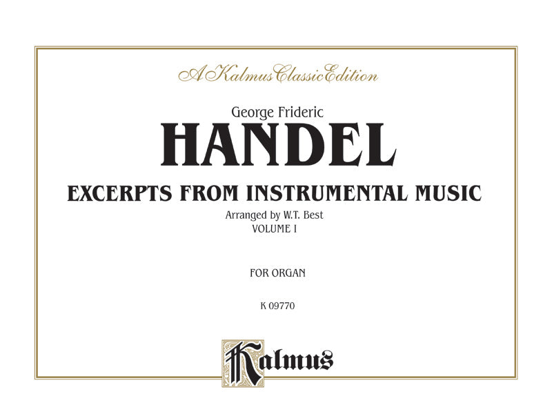 Excerpts from Instrumental Music, Volume I Cover Image