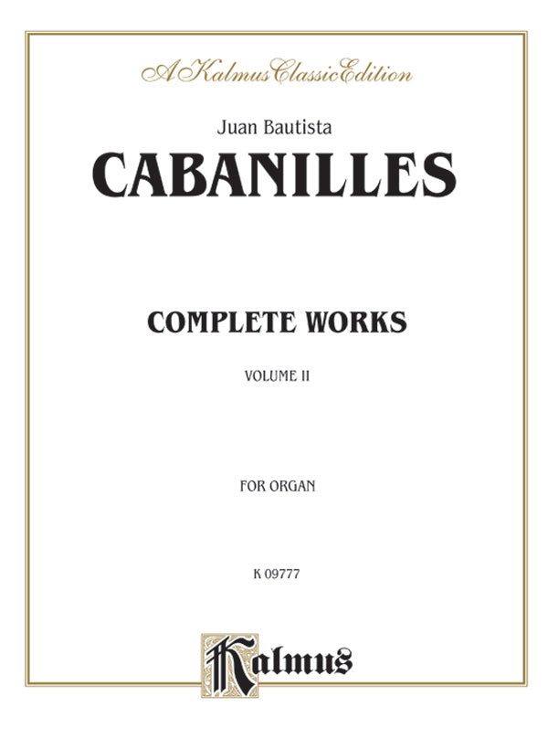 Complete Organ Works, Volume II Cover Image