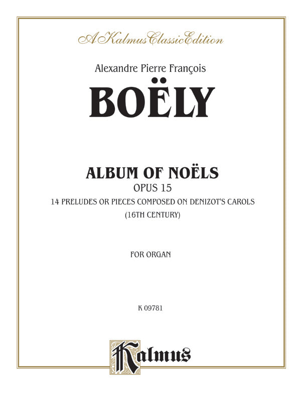 Album of Noels, Opus 14 Cover Image