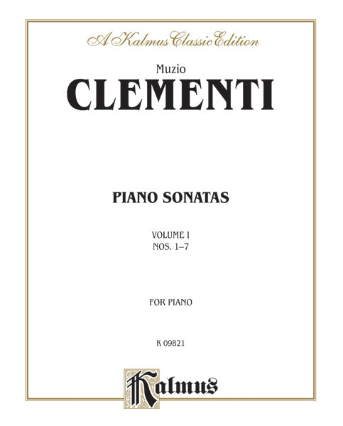 Piano Sonatas, Volume I (Nos. 1-7) Cover Image