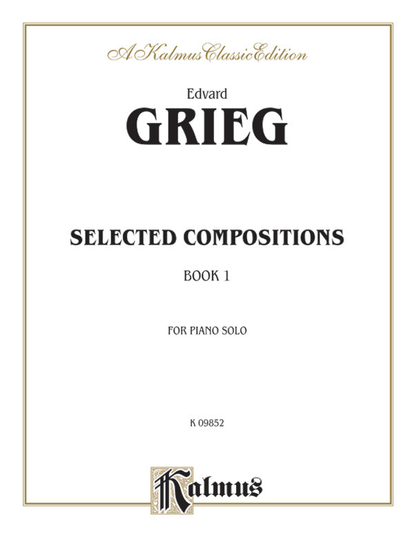 Grieg: Selected Compositions (Volume I) Sheet Music Preview