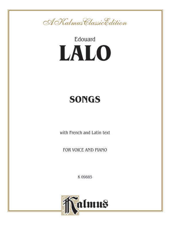 Songs for Voice and Piano Cover Image