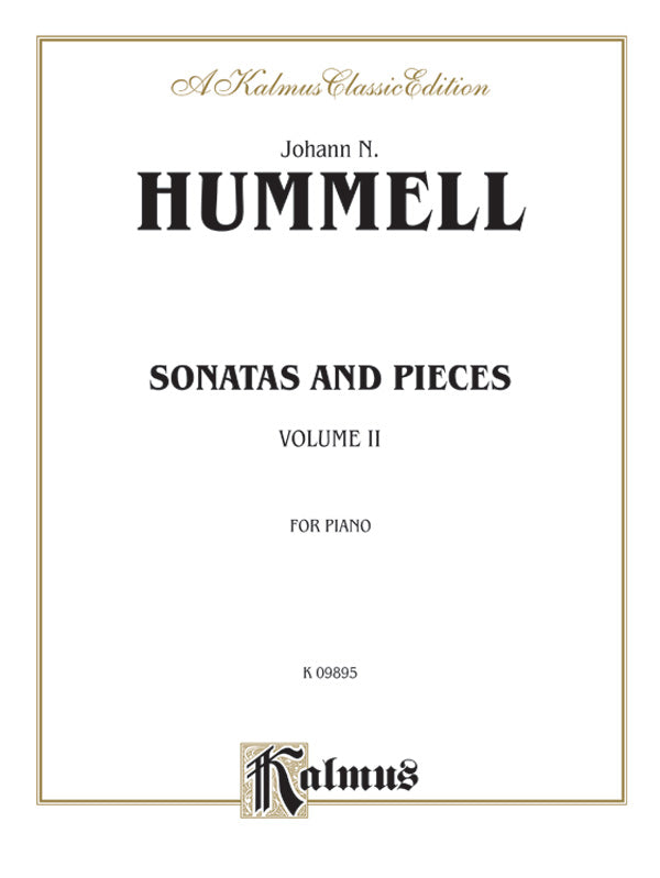 Sonatas and Pieces, Volume II Cover Image