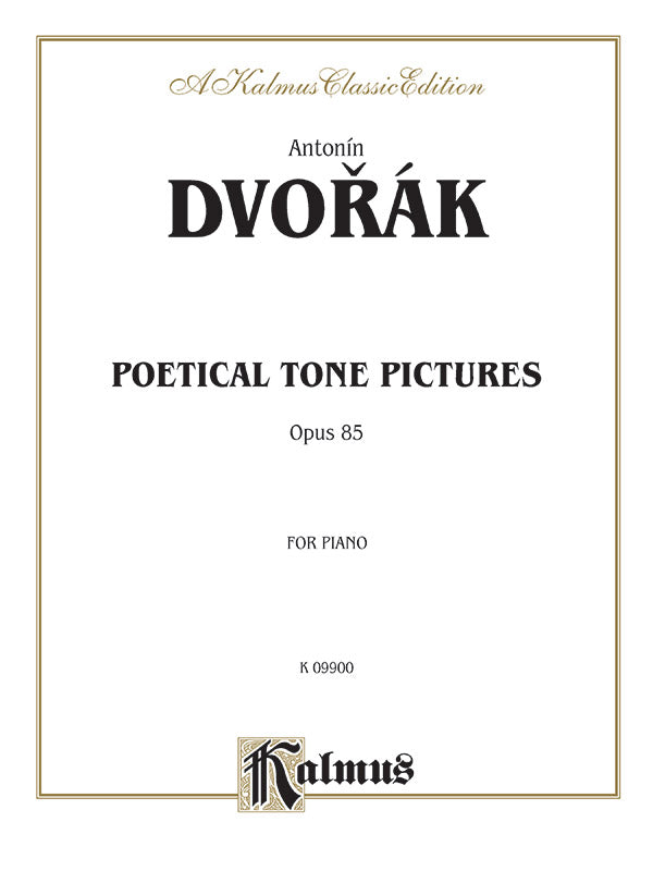 Poetical Tone Pictures, Opus 85 Cover Image