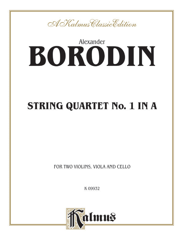 String Quartet No. 1 in A Cover Image