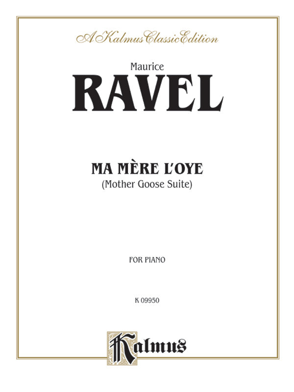 Ravel: Ma Mère l'oye (Mother Goose Suite) Sheet Music Preview