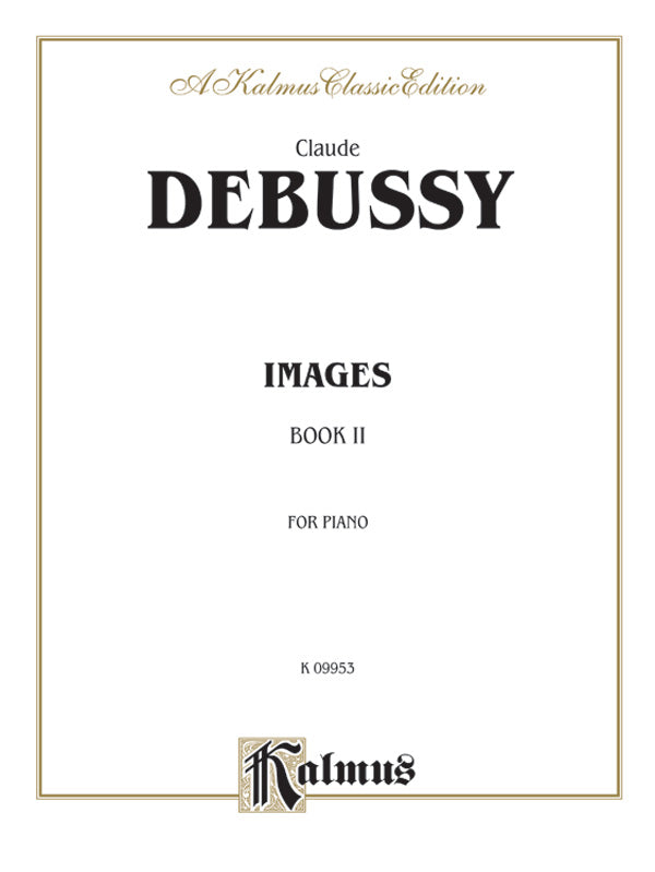 Debussy: Images (Volume II) Sheet Music Preview