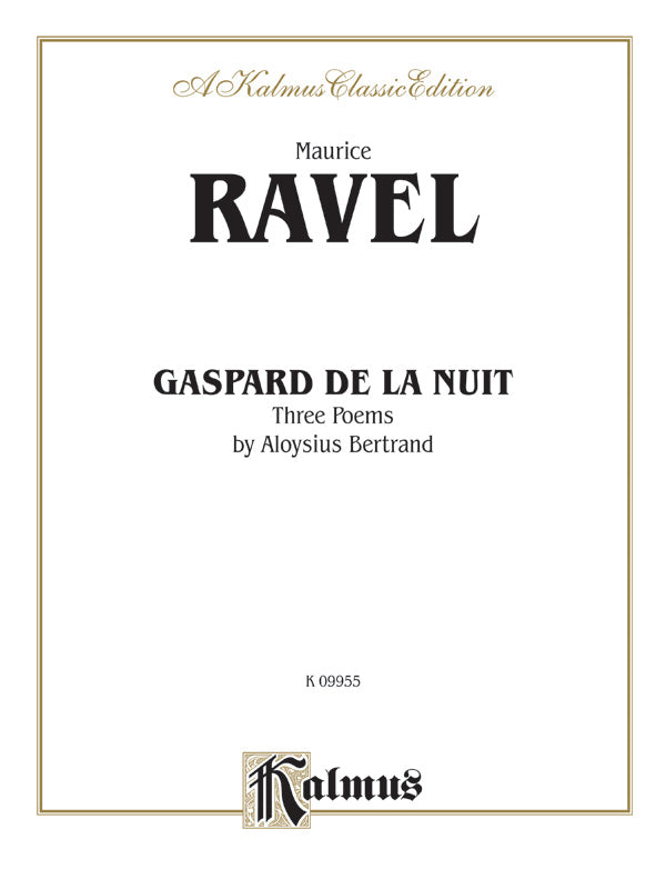 Ravel: Gaspard de la Nuit Sheet Music Preview